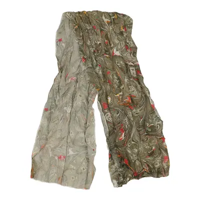 Unbranded Scarf - No Size Khaki Polyester