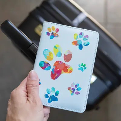 Pawsitively Time to Travel & Passport Holder - Passport Holder