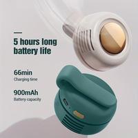 Portable Silent Mini Bladeless ElectricFan,Adjustable 3-speed Suspended Waist Fans,Smal!Phone Cooling Fan, Personal Fan, Rota...