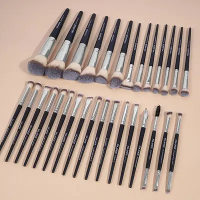 Comfort Skincare Makeup Brush Set, 30pcs Versatile Soft Cosmetic Brushes, Brushes with Soft Bristles & Comfortable Grip, Summ...