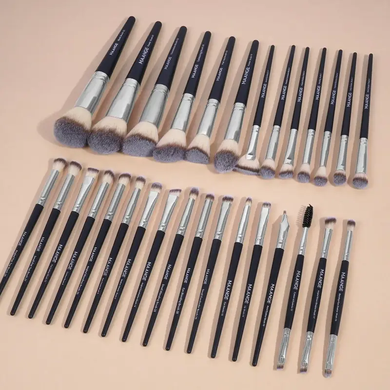 Comfort Skincare Makeup Brush Set, 30pcs Versatile Soft Cosmetic Brushes, Brushes with Soft Bristles & Comfortable Grip, Summ...