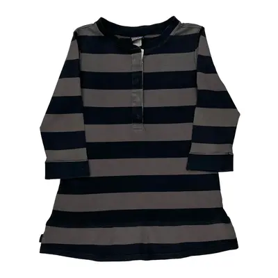 Patagonia Striped Top - Medium Black Cotton