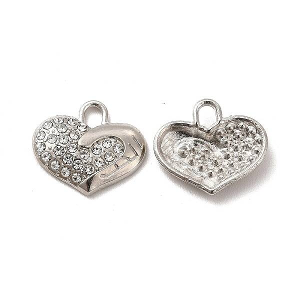 Alloy Crystal Rhinestone Pendants
