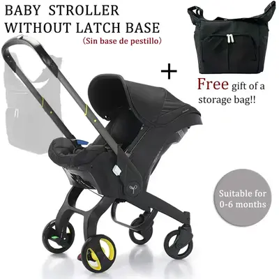 (No Base)Baby Stroller,Baby Stroller With A Free Mommy Bag, Lightweight And Foldable, One Handed Folding,Newborn Stroller Wit...