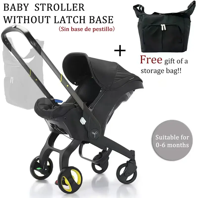 (No Base)Baby Stroller,Baby Stroller With A Free Mommy Bag, Lightweight And Foldable, One Handed Folding,Newborn Stroller Wit...