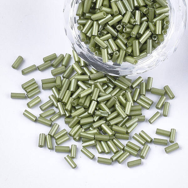 Glass Bugle Beads