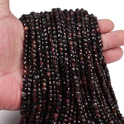 Natural Garnet Beads Strands