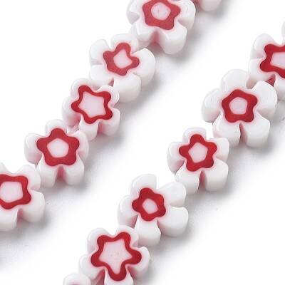 Handmade Millefiori Lampwork Beads Strands