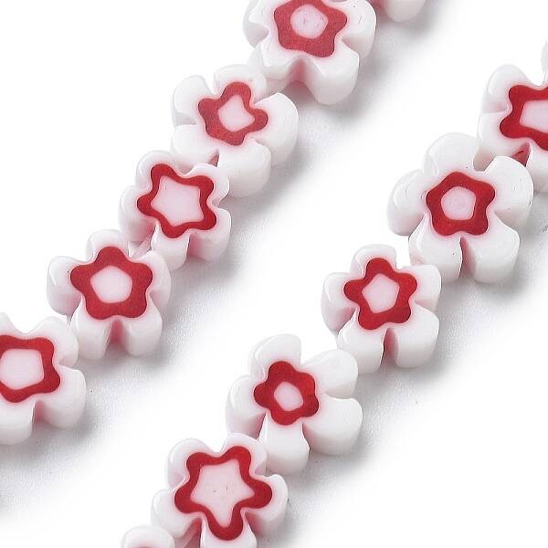 Handmade Millefiori Lampwork Beads Strands