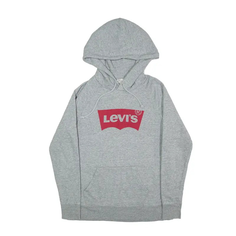 LEVI'S Hoodie Grey Pullover Mens S