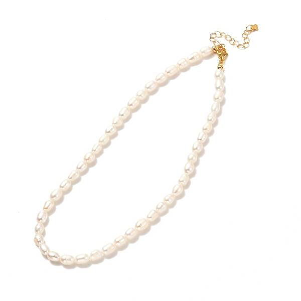 Vintage Natural Pearl Beaded Necklace for Birthday Mother's Day Gift