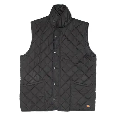DICKIES Quilted Mens Workwear Gilet Black XL