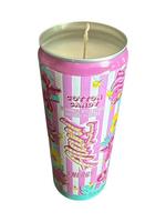 Cotton Candy Scented Soy Wax Candle Recycled Alani Nu Upcycled