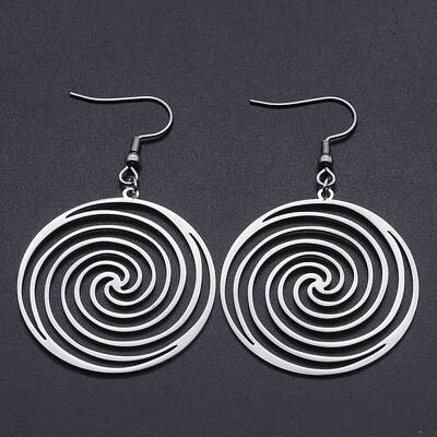 Non-Tarnish 201 Stainless Steel Dangle Earrings