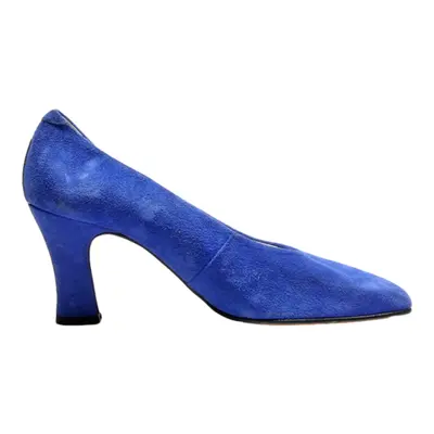 ZEALANDE Pump Heels Blue Suede Womens UK 8