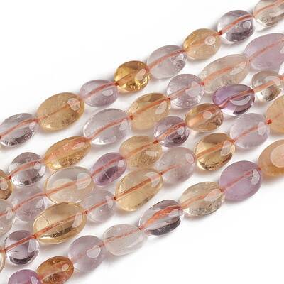 Natural Amethyst and Citrine Beads Strands