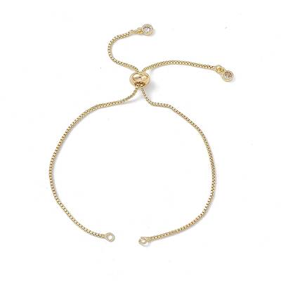 Brass Box Chains Slider Bracelet Makings