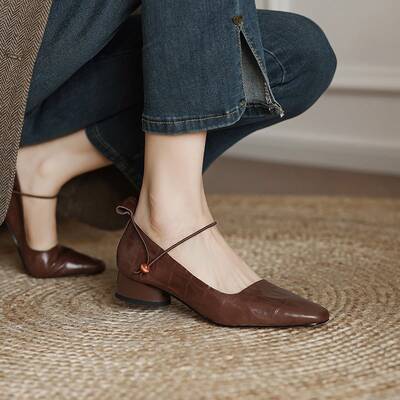 CHIKO Adalia Square Toe Block Heels Mary Jane Shoes