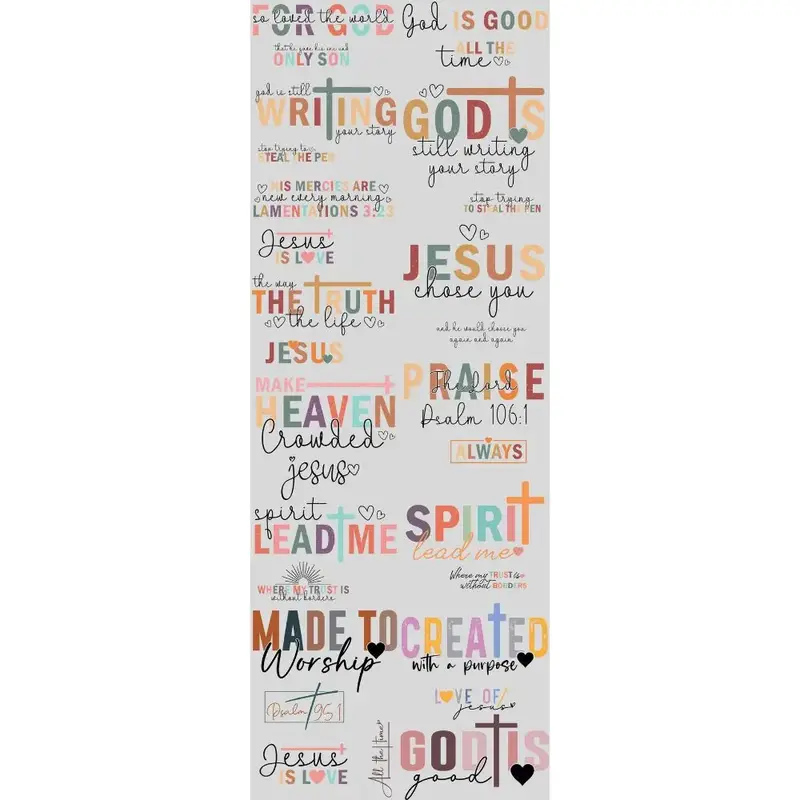 Make Heaven Crowded DTF Transfers Gang Sheet 22” wide x 60” long DIY Direct to Film T Shirt Transfers