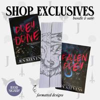 Parallel Prey Duet Paperback Bundle - Signed Exclusive Editions of Prey Drive & Fallen Prey - Dark Suspense Romance Books