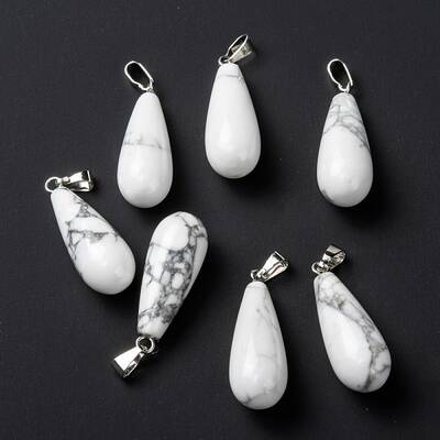 Natural Howlite Pendants