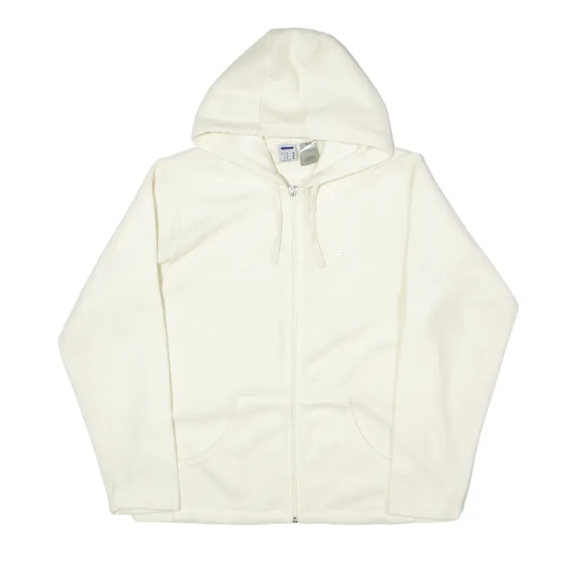 FILA Fleece Jacket Cream Womens XL