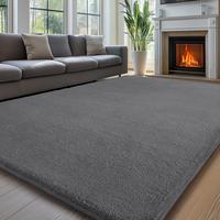 FAMVAL Large Size Plush Rugs Big Fluffy Area Rug Non-slip Soft Shaggy Ultra-comfortable Cool Carpet Mats for Living room Bedr...
