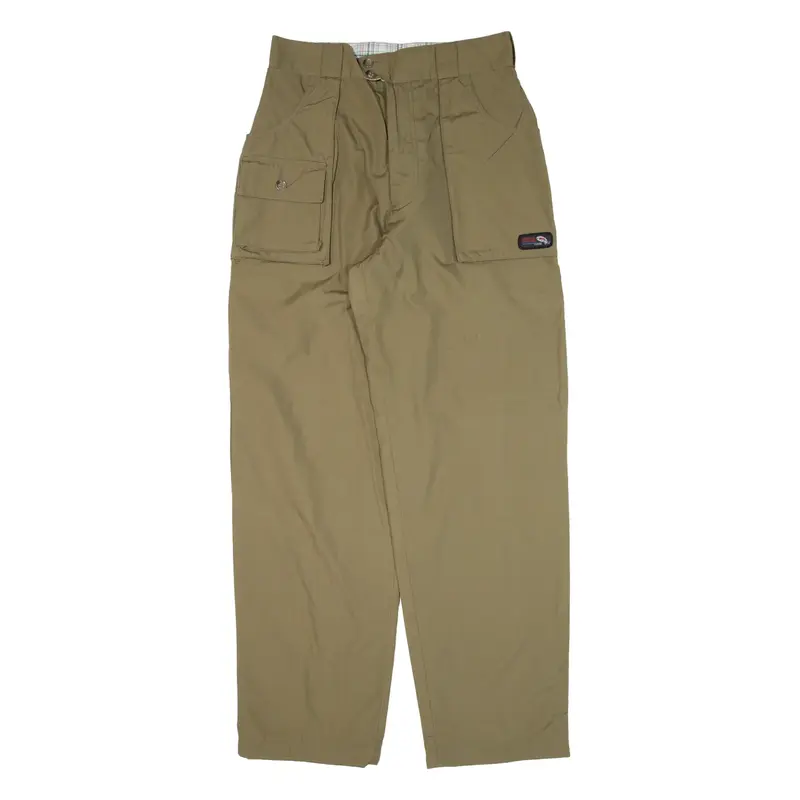 COR MAN Mens Trousers Green Relaxed Straight W28 L30