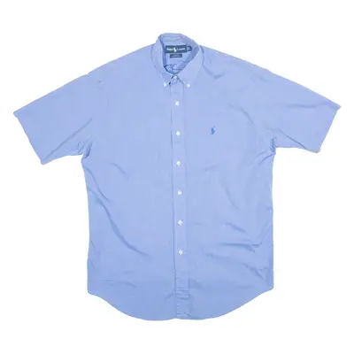 LAUREN RALPH LAUREN Blake Mens Plain Shirt Blue S