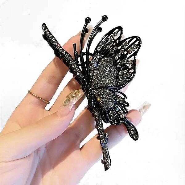 Metal Rhinestone Claw Hair Clips