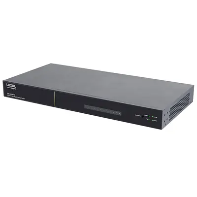 SW-505-8P-R Luxul 8 PoE+ and 2 RJ45 + 2 SFP Ports - Gigabit L2/L3 Managed Switch