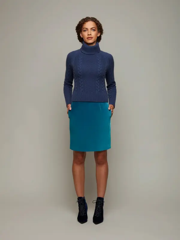 RESERVOIR | Cashmere Cable Knit Jumper | Size: L