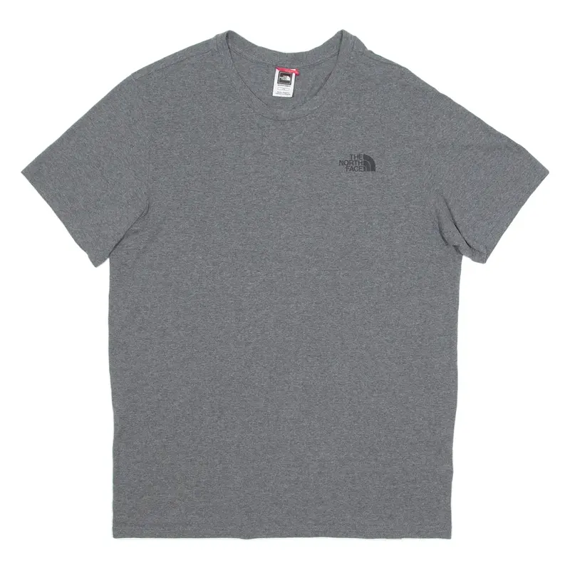 THE NORTH FACE Mens T-Shirt Grey Crew Neck L