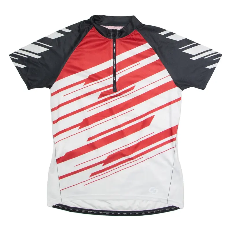 CYCLE Cycling Mens Jersey Red 1/4 Zip L