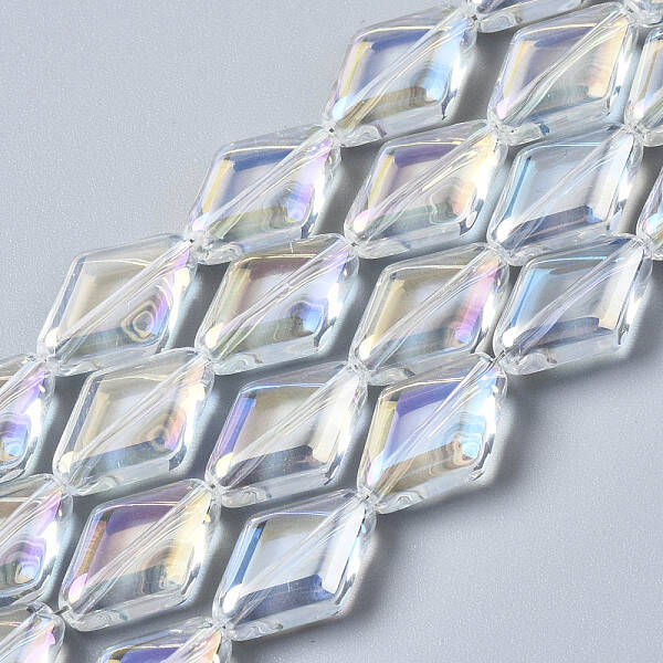 Electroplate Glass Beads Strands