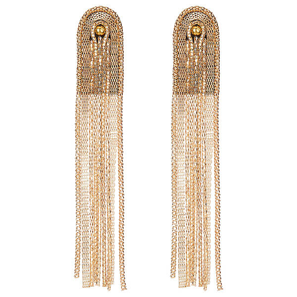 2Pcs Fashionable Alloy Tassel Epaulettes