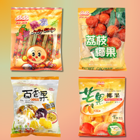 JINJIN Jelly Assorted Flavors (Strips/Cups) - Fruity & Fresh Dessert (lychee/strawberry/grape/apple/mango/passionfruit) Sweet...
