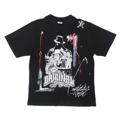 Original Gangstaz Mens T-Shirt Black Crew Neck M