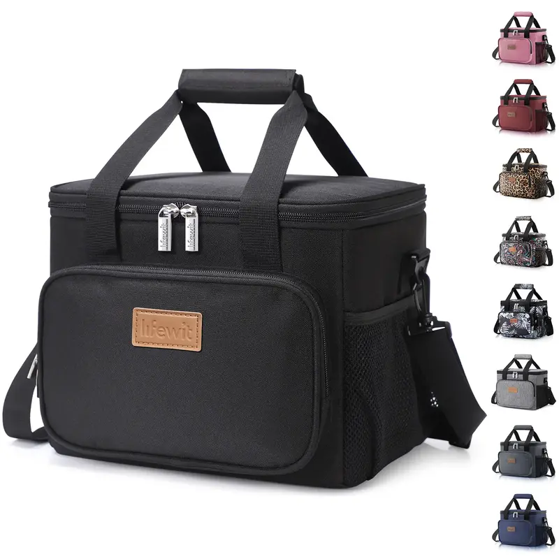 Lifewit Large Lunch Bag  Insulated Lunch Box Soft Cooler Cooling Tote for Adult Men Women Travel Essentials