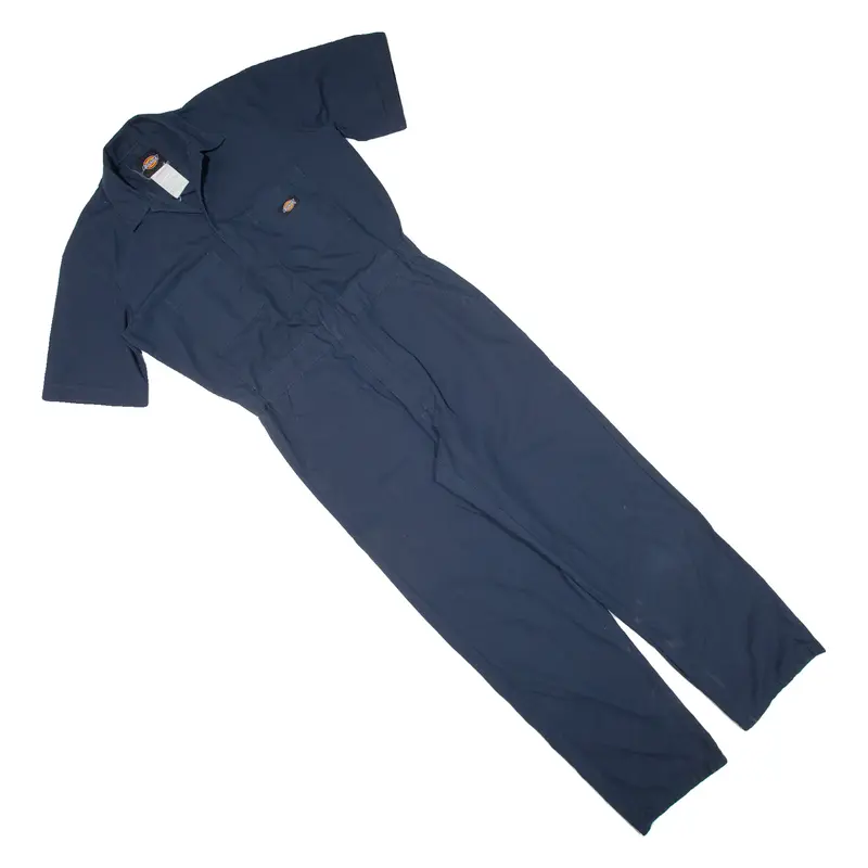 DICKIES Workwear Mens Boiler Suit Blue Relaxed S W32 L29