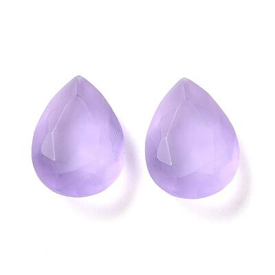 Frosted Glass Rhinestone Cabochons