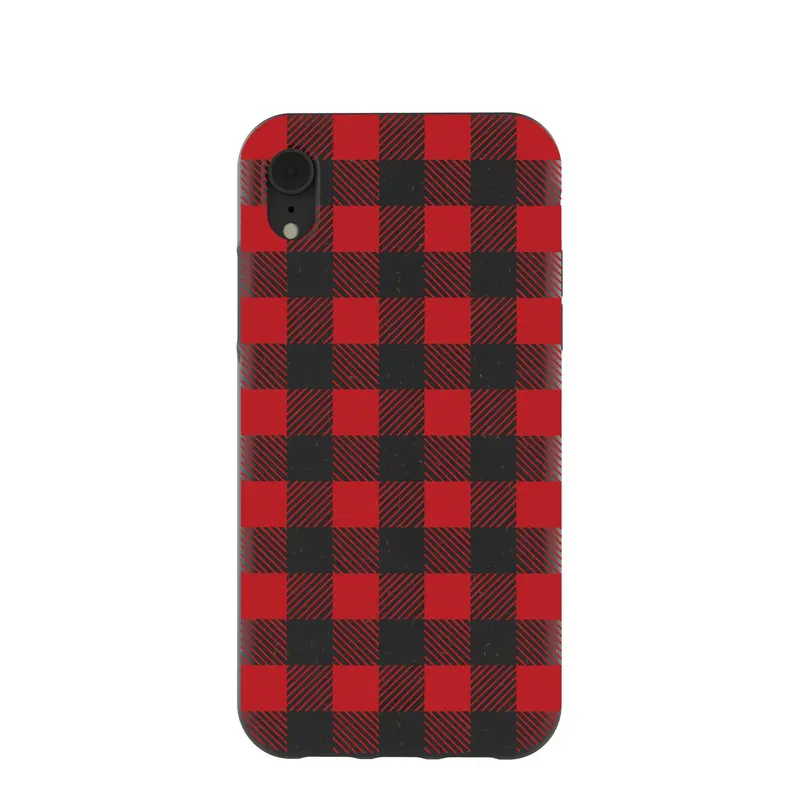 Black Flannel iPhone XR Case