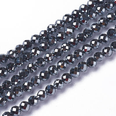 Terahertz Stone Beads Strands