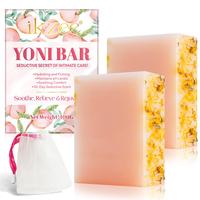 Peach Flavor Yoni Bar, 2 Counts Moisturizing Body Wash Soap, Hydrating Firming Body Wash & Soap for Women, Bath Sets Suitable...