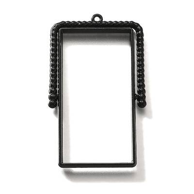 Alloy Open Back Bezel Pendants