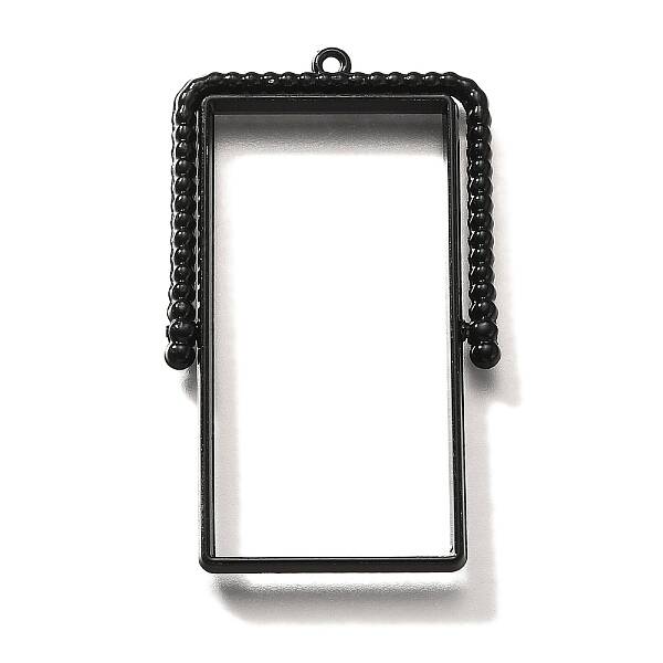 Alloy Open Back Bezel Pendants