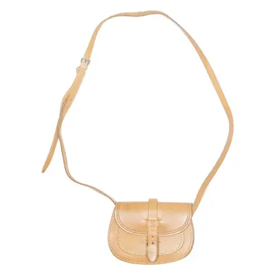 KS ANTONIOU Womens Crossbody Bag Brown Leather