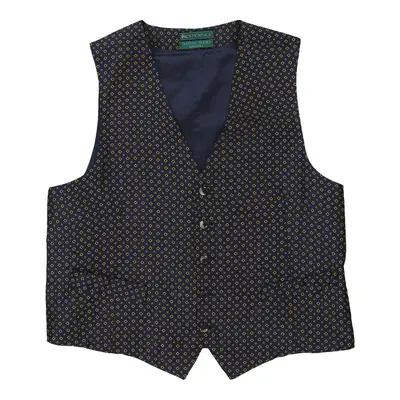 Prochownick Waistcoat - Medium Navy Viscose Blend