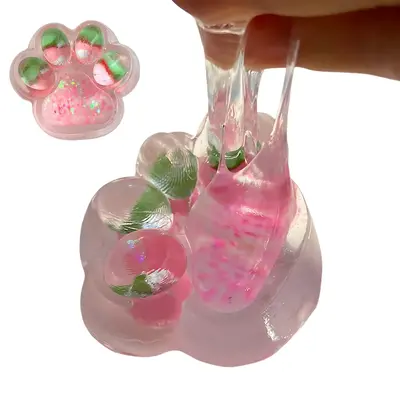 2PCS Taba Squishy,Cat paw,Very Sticky and Soft Squishy,Various Styles taba Squishy paw,with Cartoon Box,Surprise Gi...