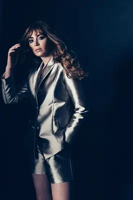 Metallic Suit Jacket | Size: Medium